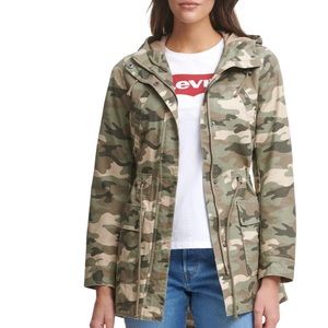 Levi’s Women's Printed Cotton Hooded Jacket
